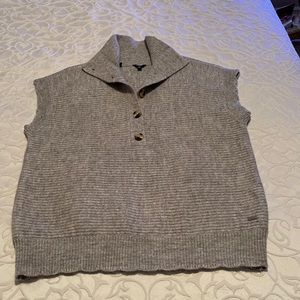 Buffalo gray knitted vest. Soft, cozy and warm. Never worn.